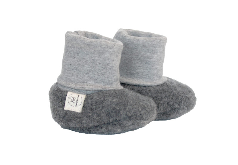 Wollfleece Babyschuhe