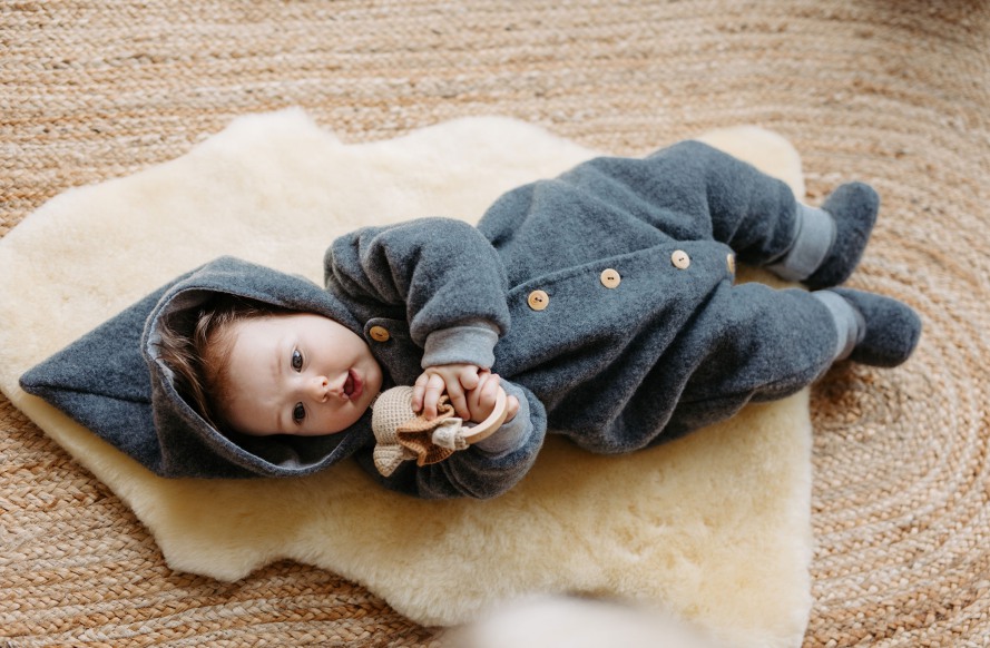 Baby Lammfellsack für Kinderwagen